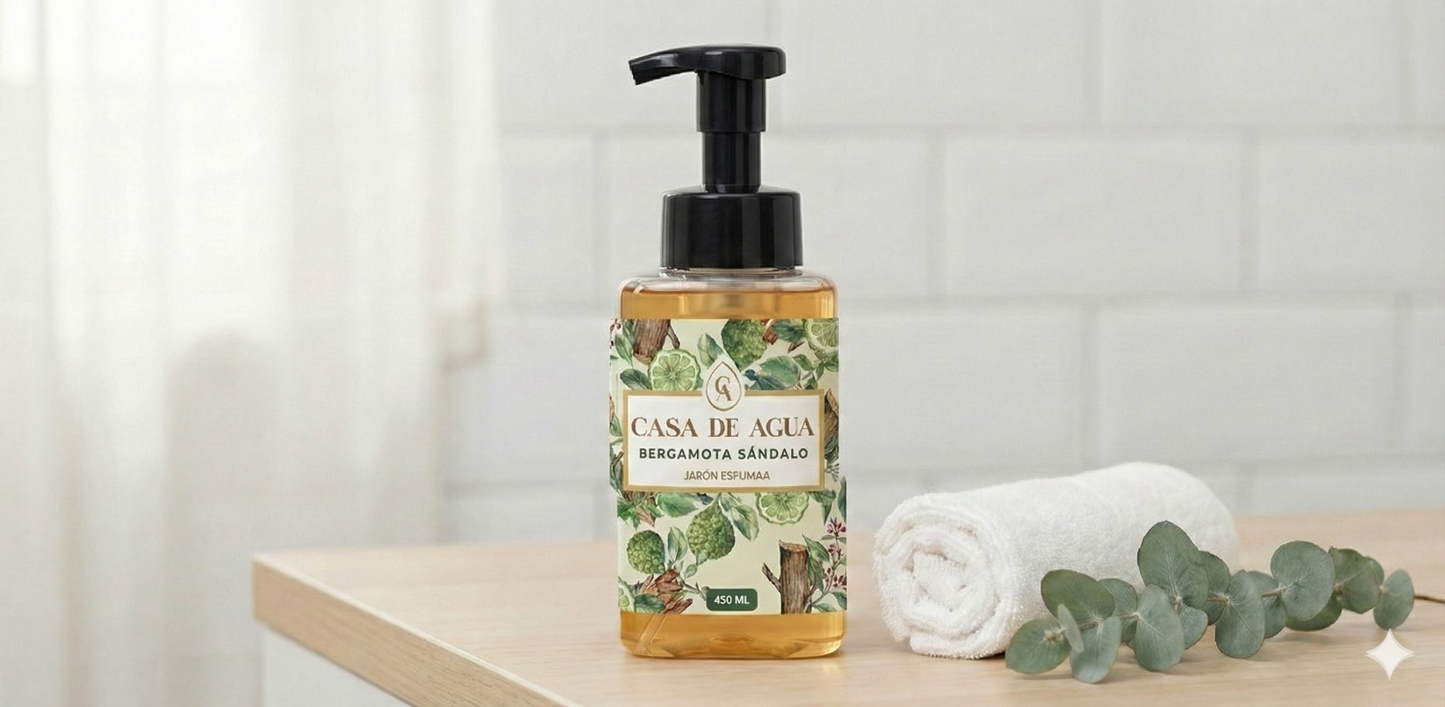 Jabón Espuma · Bergamota Sándalo