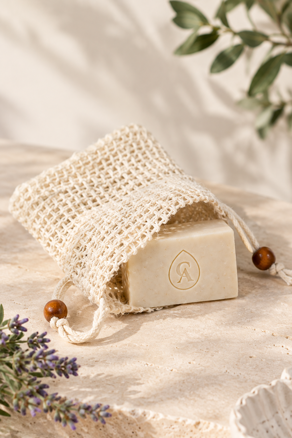 Bolsa Sisal Natural para Jabón