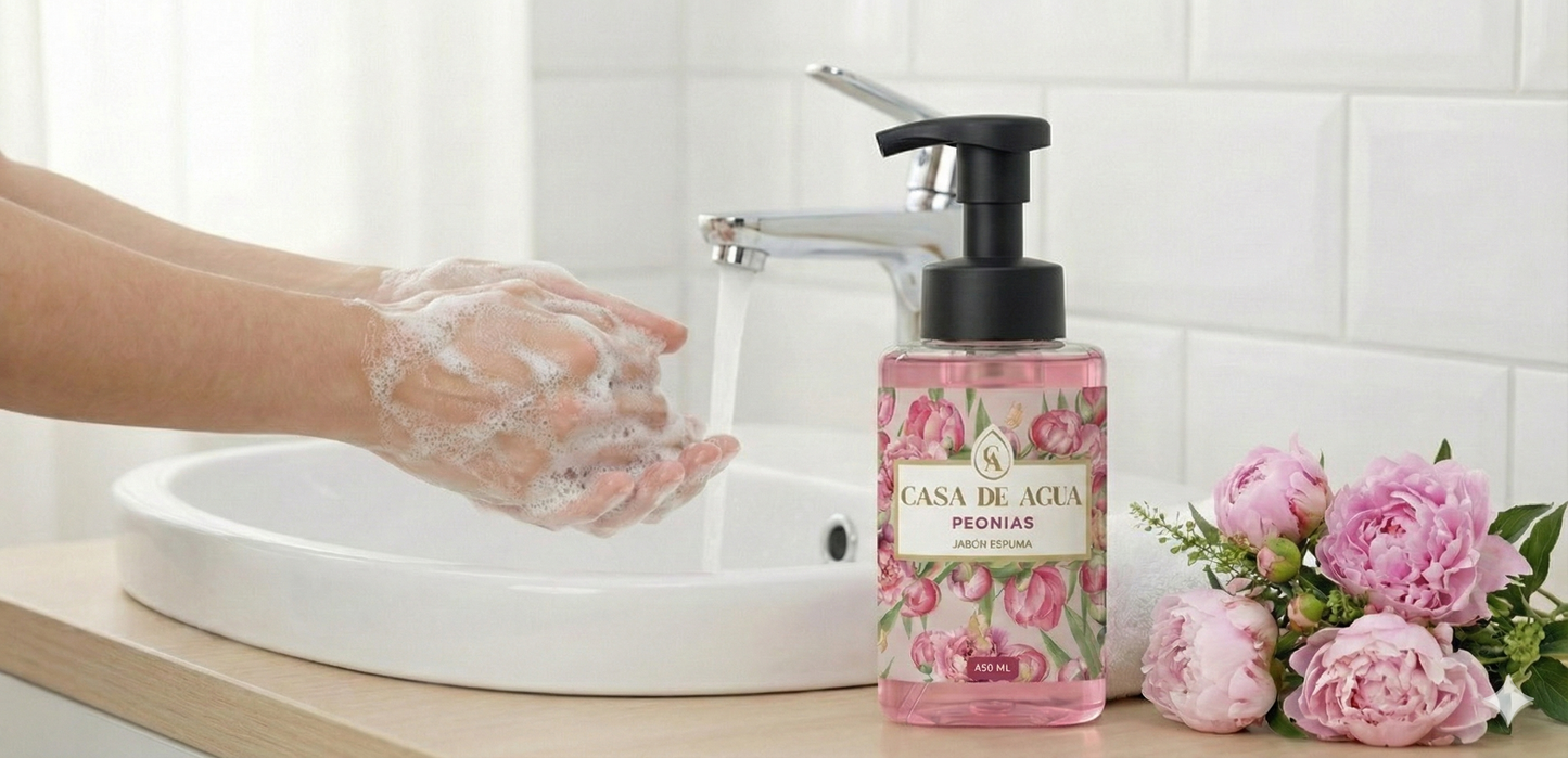 Jabón Espuma Peonías