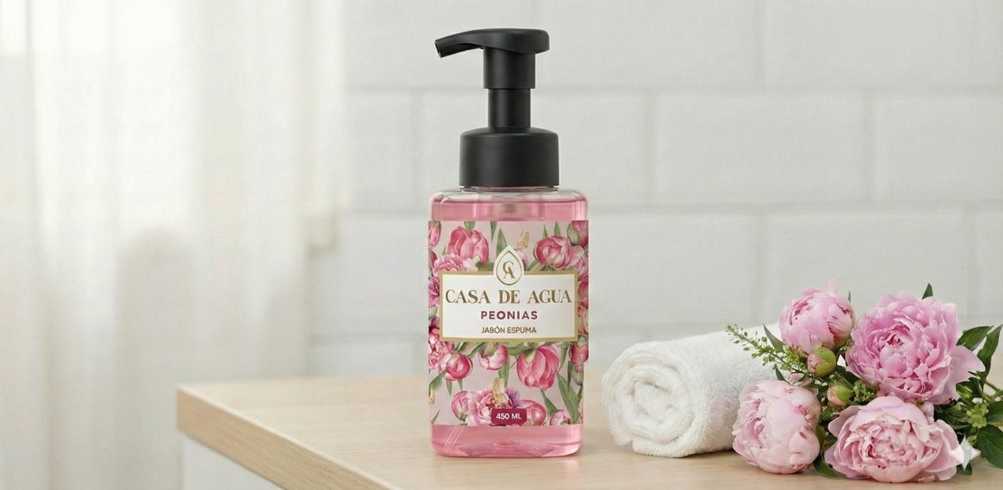 Jabón Espuma Peonías