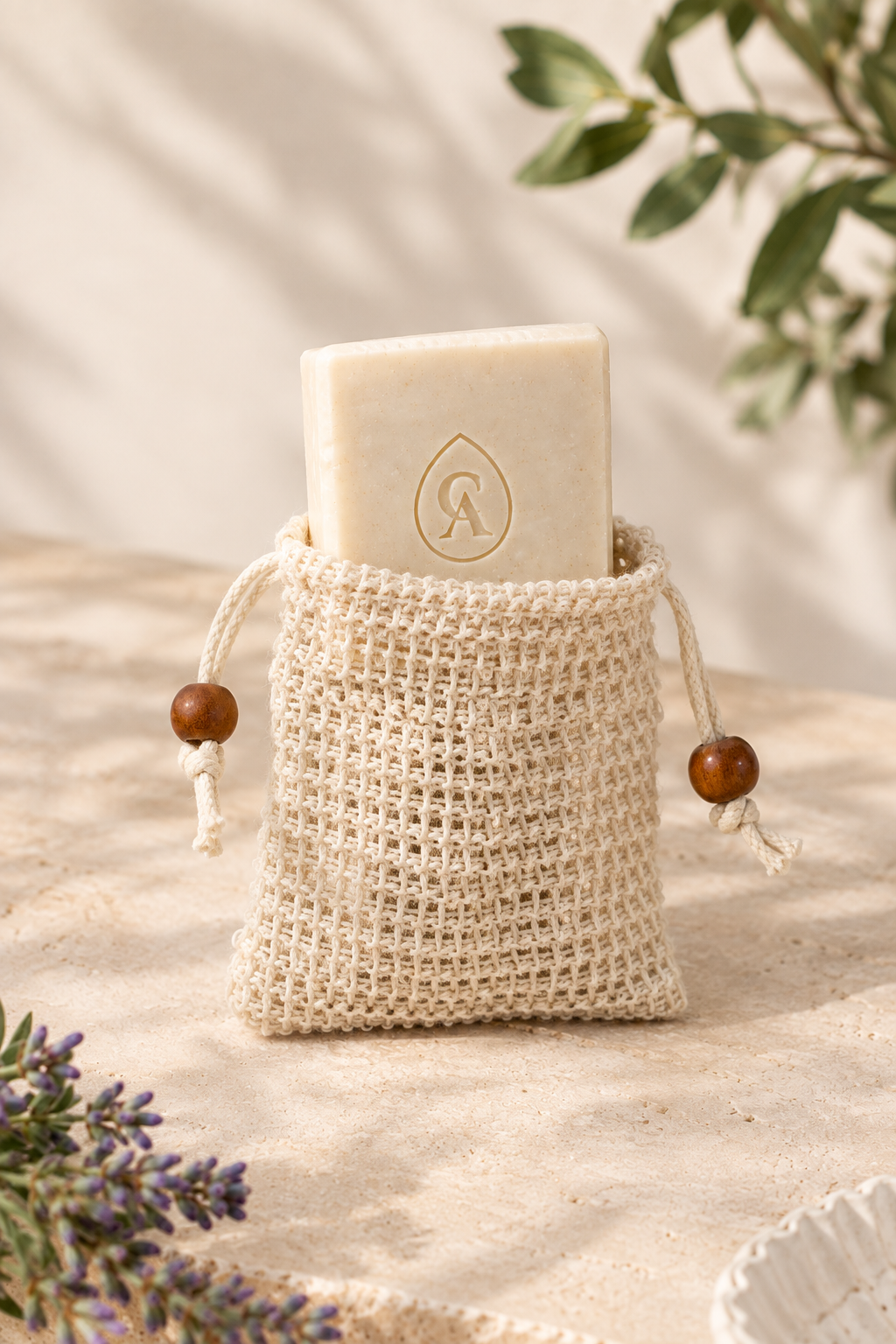 Bolsa Sisal Natural para Jabón