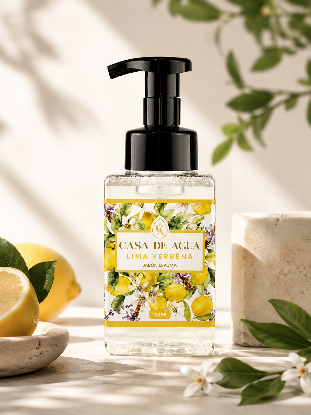 Jabón Espuma · Lima Verbena