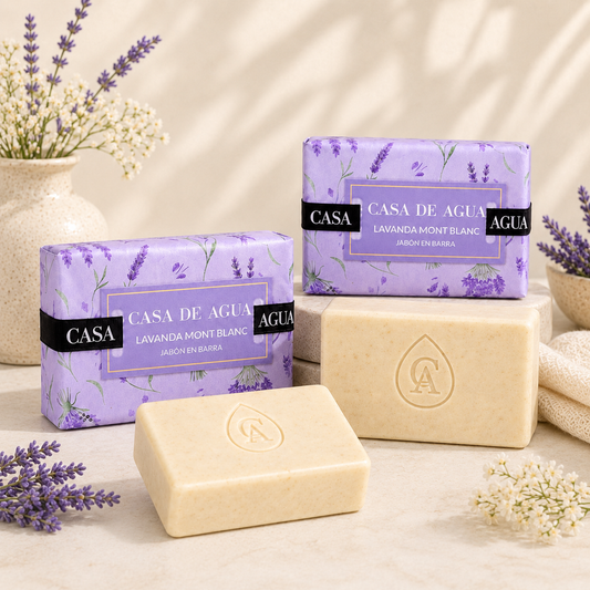 duo lavanda mont blanc con dos jabones ritual artesanales