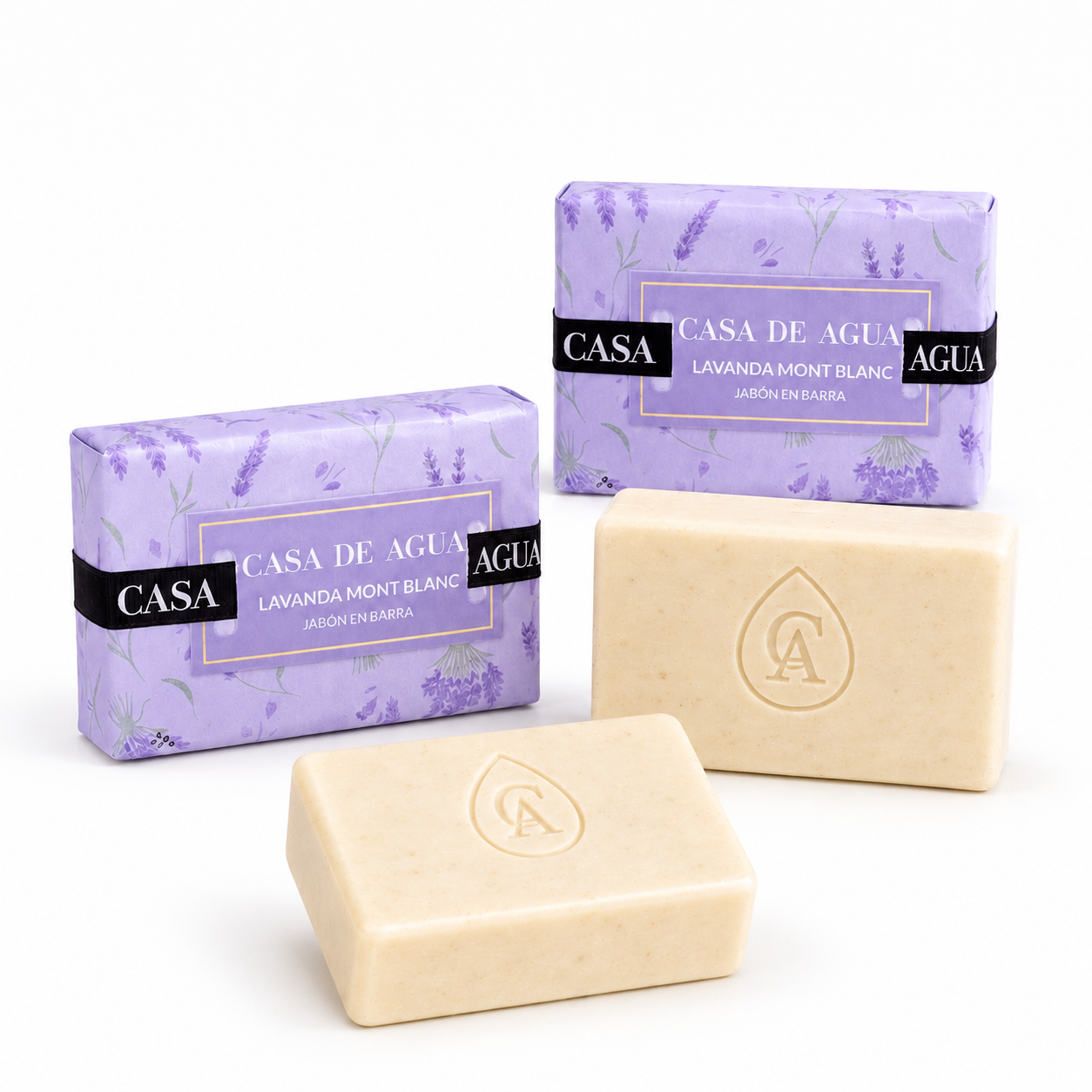 duo lavanda mont blanc con dos jabones ritual artesanales