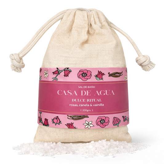 sal de bano aromatica con rosas canela y vainilla
